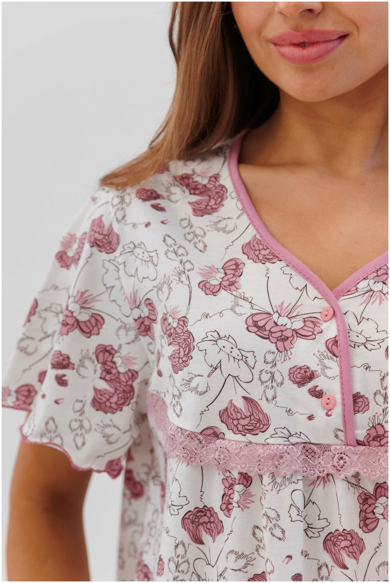 Женская ночная сорочка Modellini 1168/3, размер 50 - фотография № 6