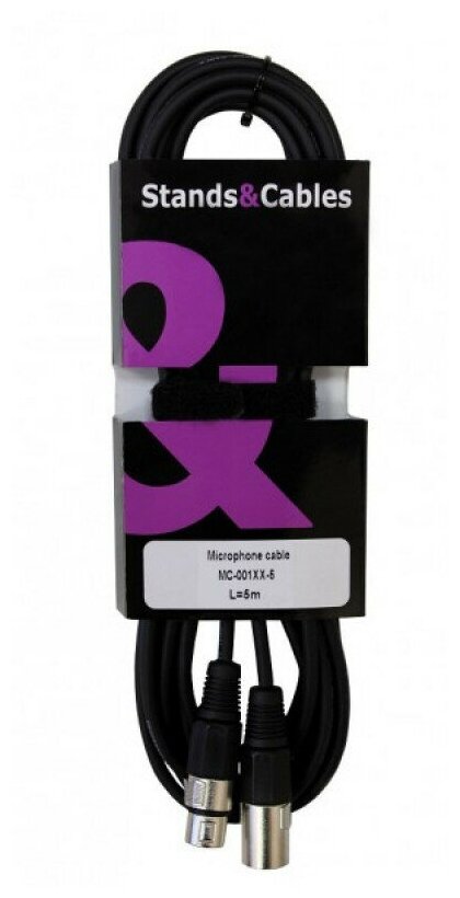 фото Stands Cables Mc-001xx-5 микрофонный кабель распаянный, Xlr-xlr, длина 5 метров