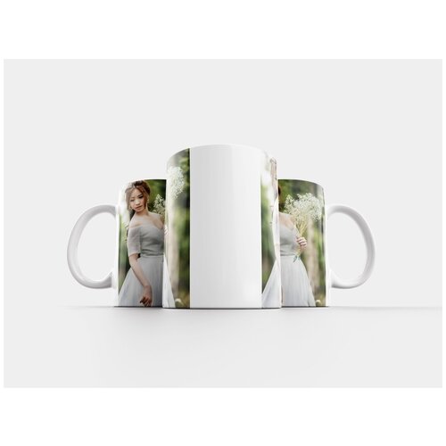 фото Кружка "фигура, лес, женщина" 320 мл lotsprints