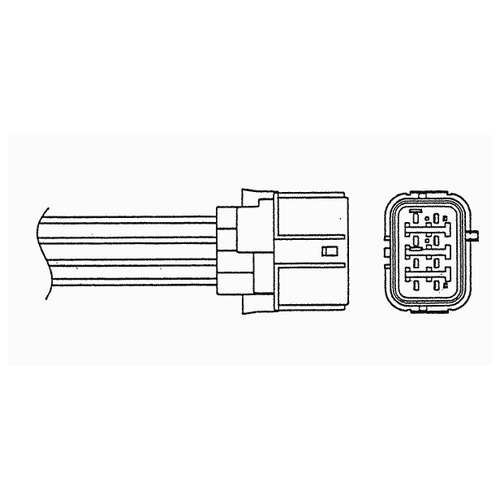 Кислородный датчик (Zirconium) LZA09-E1 0025 NGK 0025