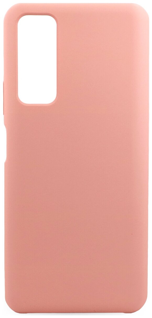 Силиконовый чехол для Huawei P Smart 2021 / Защитный чехол для телефона Хуавей П Смарт 2021 с покрытием Софт Тач (Розовый)