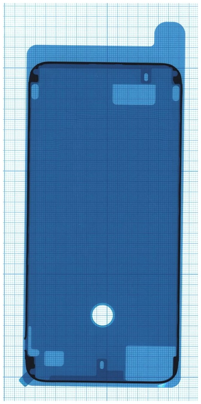 Водозащитная прокладка (проклейка) для iPhone 8 Plus черная