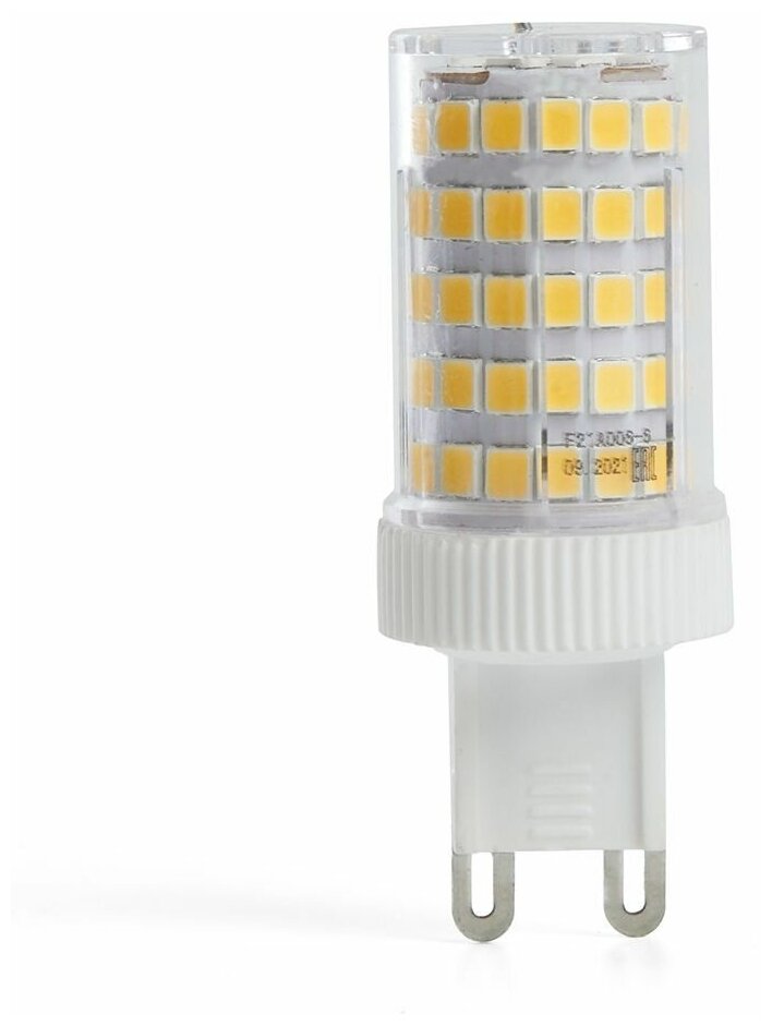 Лампа светодиодная, (11W) 230V G9 6400K JCD, LB-435 5шт