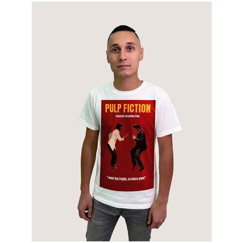 фото Футболка, размер 3xl, белый будь на стиле