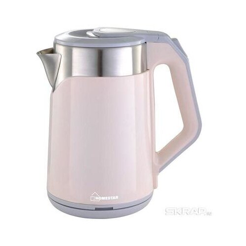 Чайник Электрический 18Л 1500ВТ Диск Нерж СТ Розов 007368 Homestar HS-1019 Розов 007368 135400₽