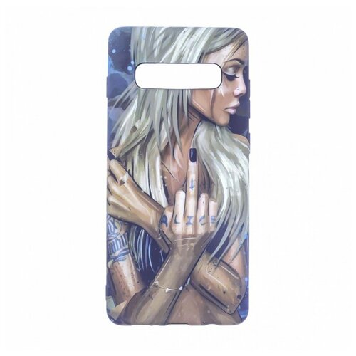 фото Силиконовый чехол luxo creative для samsung g975 galaxy s10+, принт: 058