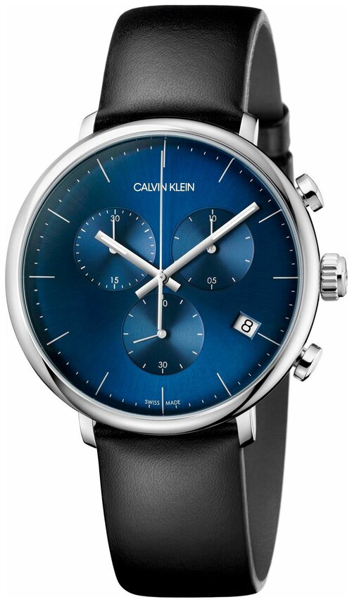 Наручные часы CALVIN KLEIN High Noon, синий, серебряный