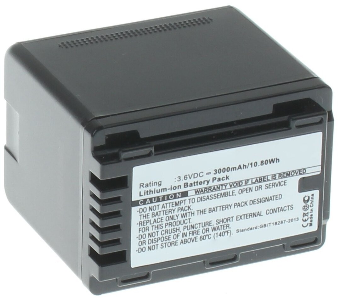 Аккумулятор 3000mAh, для Panasonic VW-VBT380