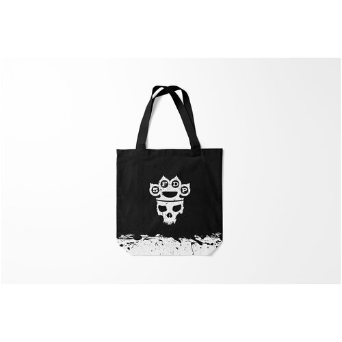 фото Сумка-шоппер / 40х40 см / рок / five finger death punch burnettie