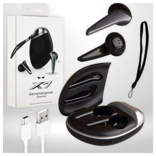 Беспроводная гарнитураНаушники для телефонаБеспроводные внутриканальныеЧерные 299900₽