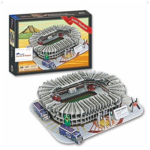 Конструктор 3D Puzzle Ацтека стадион Мексика 246 деталей