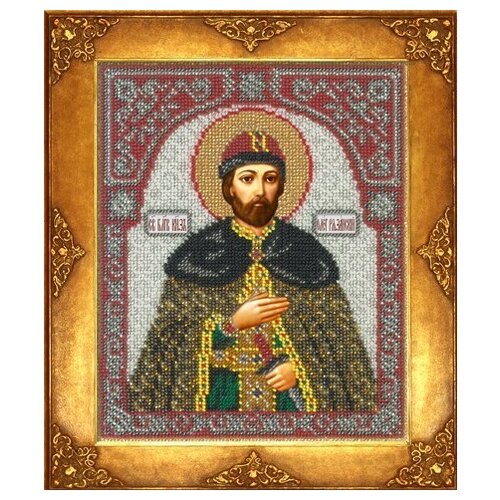 фото Набор для вышивания бисером русская искусница арт.337 би св. галина 18х22,5 см