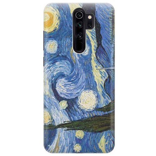 фото Ультратонкий силиконовый чехол-накладка для xiaomi redmi note 8 pro с принтом "звездная ночь" gosso