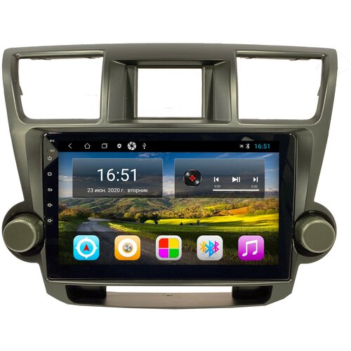 Штатная магнитола Zenith Toyota Highlander 2008-2014, Android 10, 2/16GB