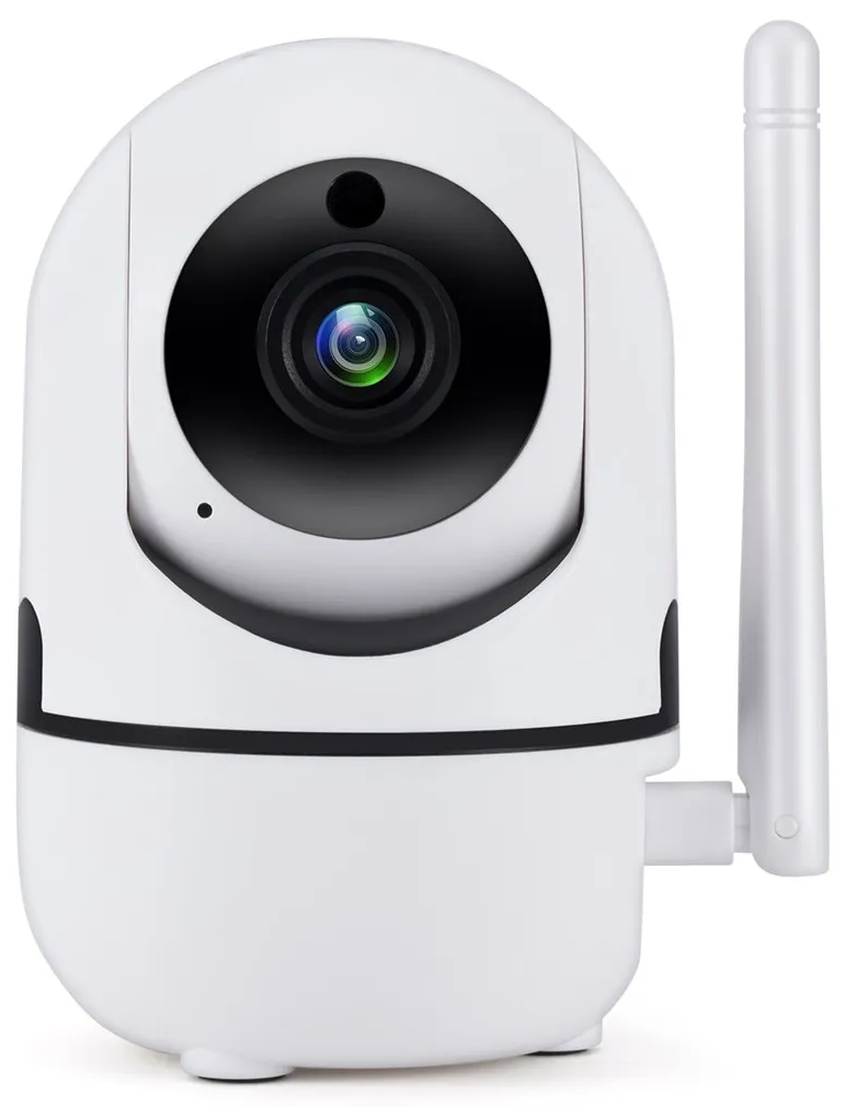 Беспроводная IP Wi-Fi камера видеонаблюдения / С ночной съемкой и датчиком движения поворотная с обзором 360 / Видеоняня - фотография № 2