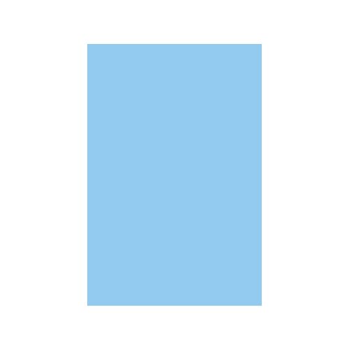 Цветная тонированная бумага Светло-голубой, А4, 10 листов