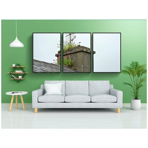 фото Набор модулных постеров для интерьера "камин, ирландия, schull" 60x90 см. в тубусе, без рамки lotsprints