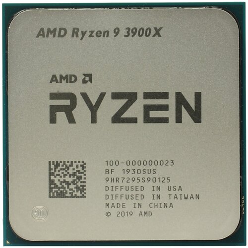 Процессор AMD Ryzen 9 3900X AM4, 12 x 3800 МГц, OEM процессор amd ryzen 7 5700g am4 8 x 3800 мгц oem