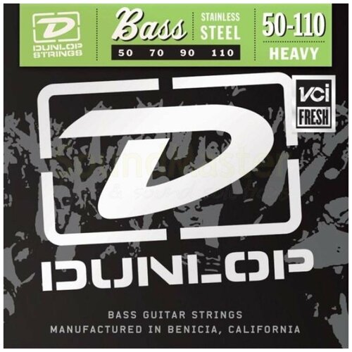фото Dunlop dbs50110 струны для бас гитары, сталь, 50-110