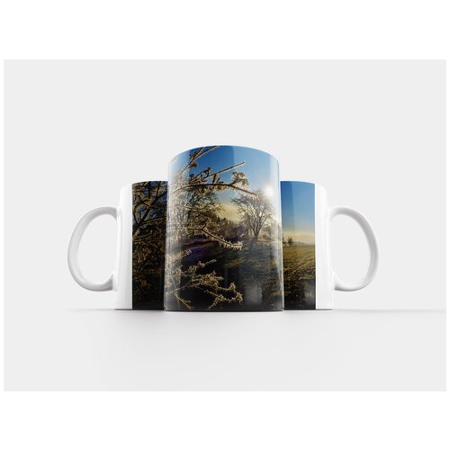 фото Кружка "мороз, луг, зима" 320 мл lotsprints