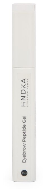 Hindika Сыворотка для роста ресниц и бровей Eyebrow Peptide Gel, 15 мл, прозрачный