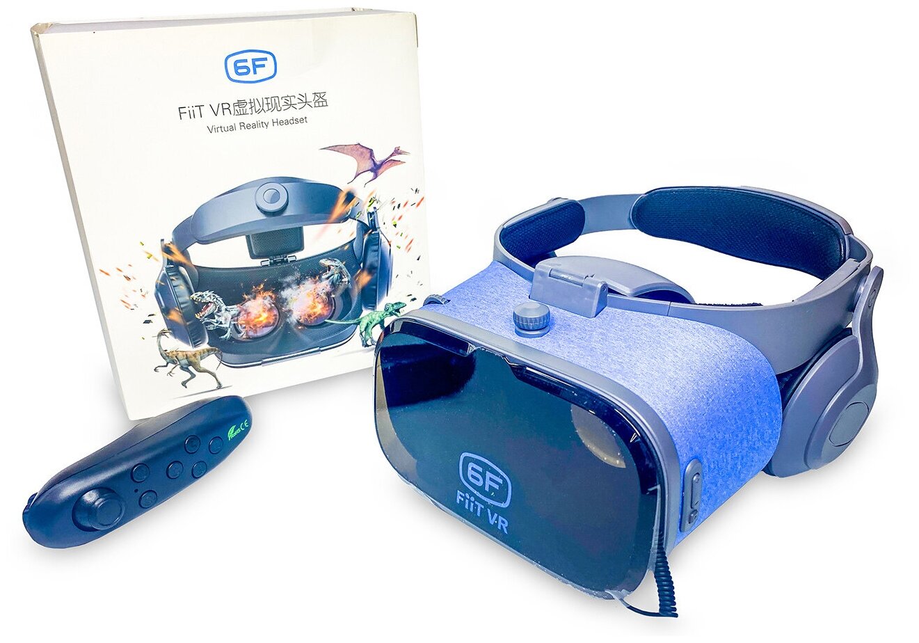 FiitVR Очки виртуальной реальности Fiit VR 6F + джойстик ICADE (VR очки + джойстик Icade)
