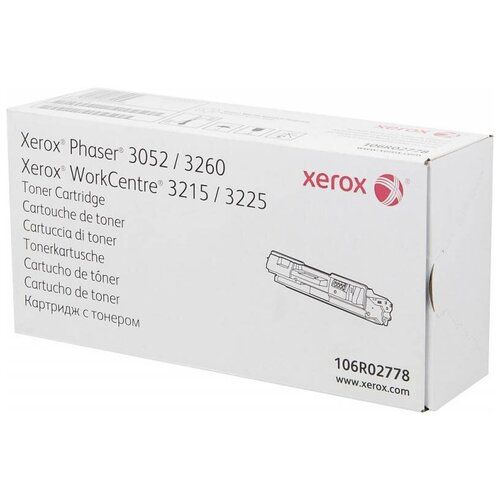 Картридж лазерный Xerox 106R02778 черный 3000стр. для Xerox Ph 30523260WC 32153225