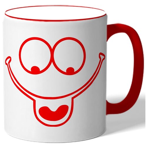 фото Кружка веселая улыбка drabs