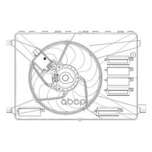 Крыльчатка с эл.мотором FORD GALAXY (WA6) 1.6 TDCi [2011/02-...], FORD GALAXY (WA6) 1.8 TDCi [2006/0 NRF 47626