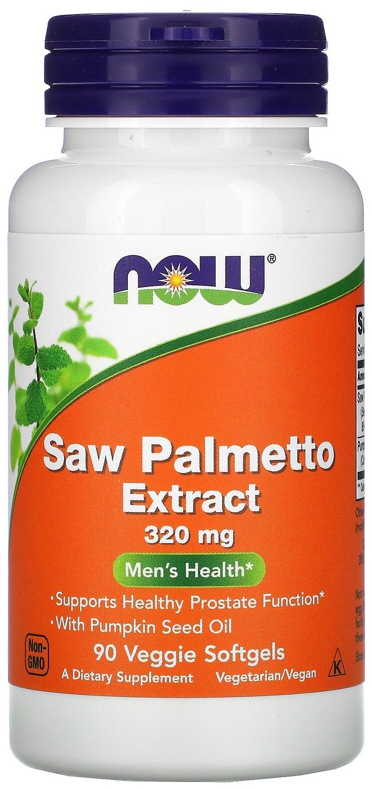 фото Капсулы NOW Saw Palmetto Extract 320 мг
