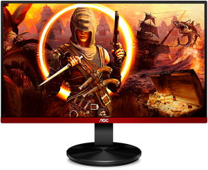 27" Монитор AOC G2790VXA, 1920x1080, 144 Гц, *VA, черно-красный