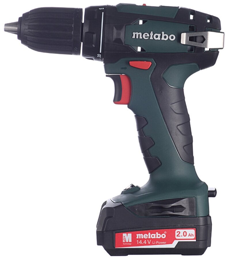 Дрель аккумуляторная Metabo BS 14,4 2*2,0 Ah 40 Н*м