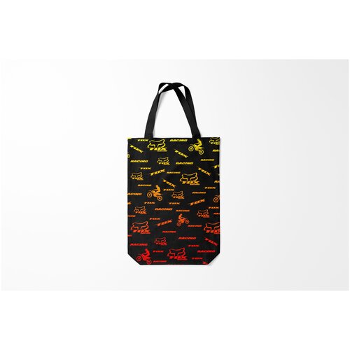 фото Сумка-шоппер / 31х42 см / мотоциклы / мотокросс форма для мотокросса fox burnettie