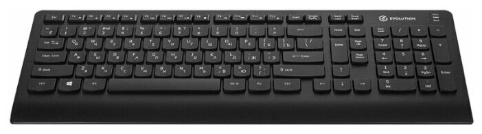 Клавиатура Evolution EKW-03 Black