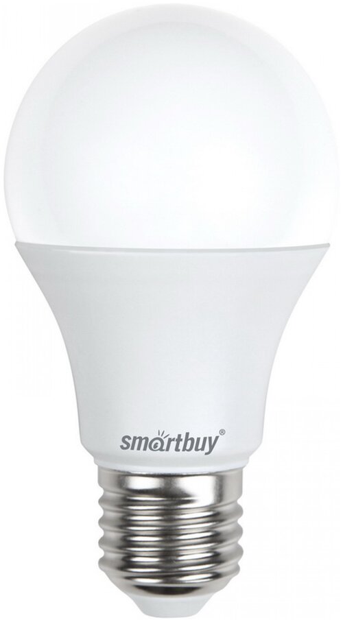 Лампа светодиодная SmartBuy SBL 3000K, E27, A60, 15 Вт, 3000 К