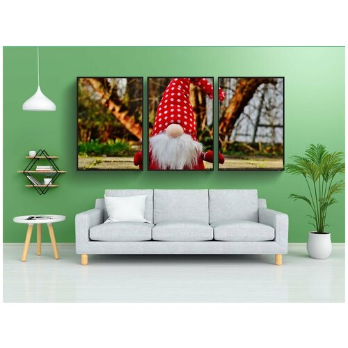 фото Набор модулных постеров для интерьера "чертенок, веселье, милый" 60x90 см. в тубусе, без рамки lotsprints