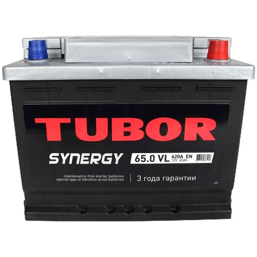 фото Аккумуляторная батарея tubor synergy 6ст65 обратная
