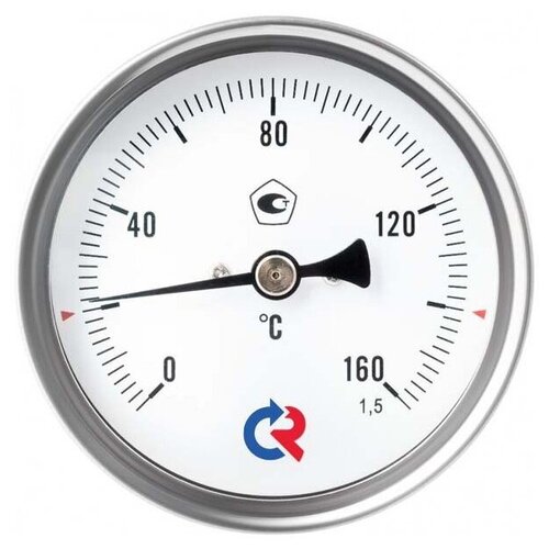 Термометр биметаллический тип БТ-31.211. 0..+160°C, 63 мм, L=46мм, G1/2