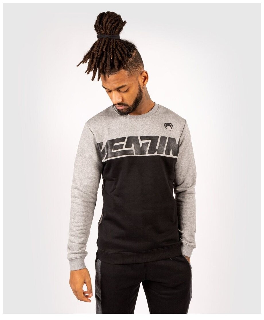 Свитшот Venum Connect Black/Dark Heather Grey 