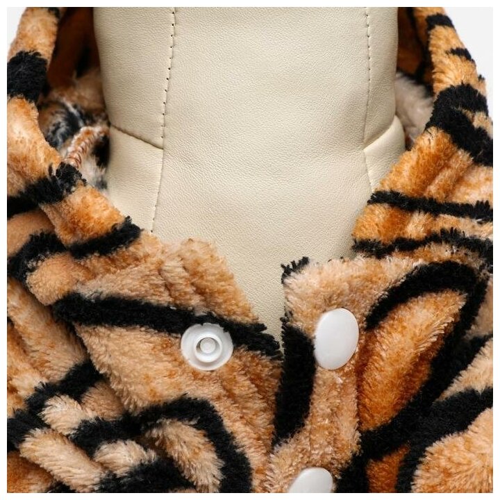 Куртка "Тигрёнок" с капюшоном, размер XS (ДС 20 см, ОГ 30 см, ОШ 20 см) - фотография № 7