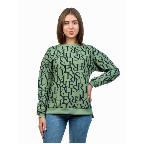 Джемпер instance Алфавит (мята) 48-50