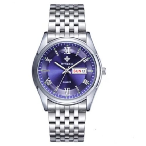 Наручные часы WWOOR, серебряный женские часы деловые кварцевые наручные часы роскошные брендовые женские водонепроницаемые часы с хронографом мужские наручные часы ча