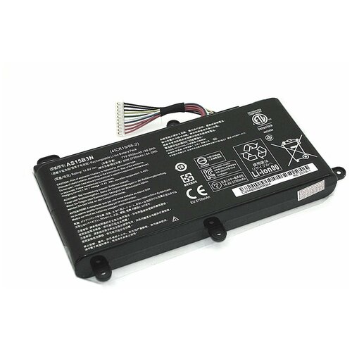 аккумуляторная батарея для ноутбука acer gx21 71 as15b3n 14 8v 5700mah черная Аккумуляторная батарея для ноутбука Acer GX21-71 (AS15B3N) 14.8V 5700mAh черная