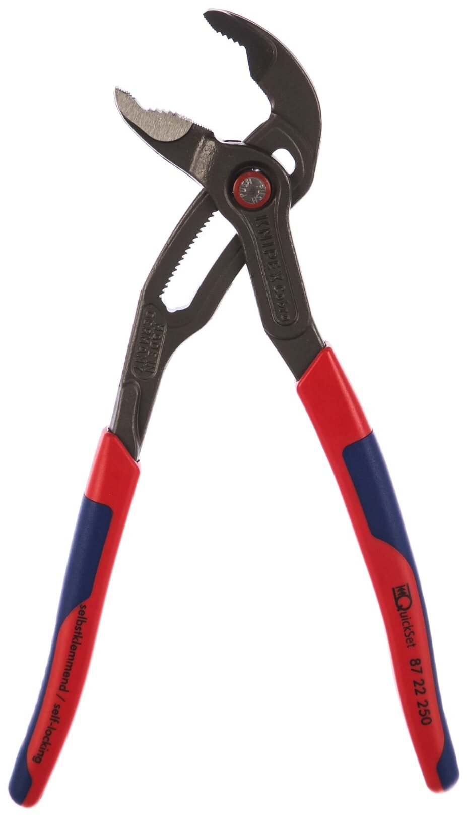 Knipex KN-8722250 Клещи переставные Cobra QuickSet, 250 мм - фотография № 1