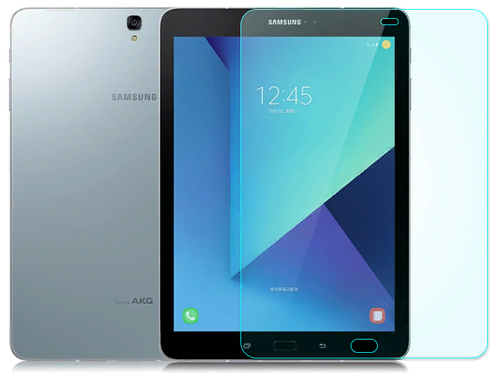 Защитное противоударное стекло MyPads для планшета Samsung Galaxy Tab S2 80 SM-T710/ T715 с олеофобным покрытием