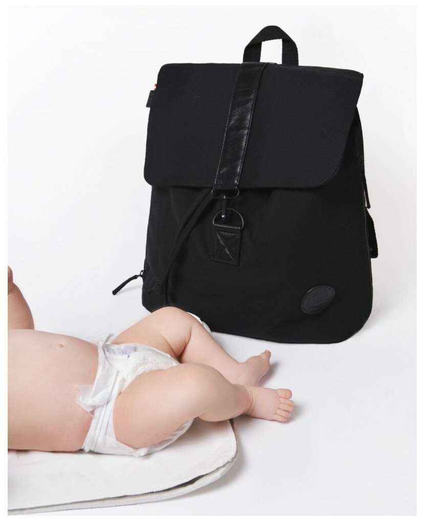 Easygrow сумка/рюкзак для мамы Vandra bag Black Recycled
