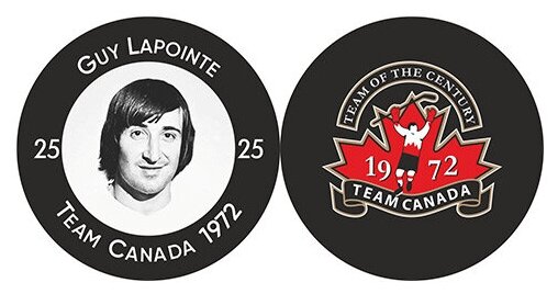 Шайба Rubena Team Canada-USSR 1972 LAPOINTE 2-ст.