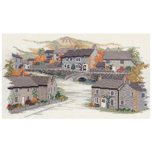 фото Набор для вышивания derbyshire village derwentwater designs 14ve18
