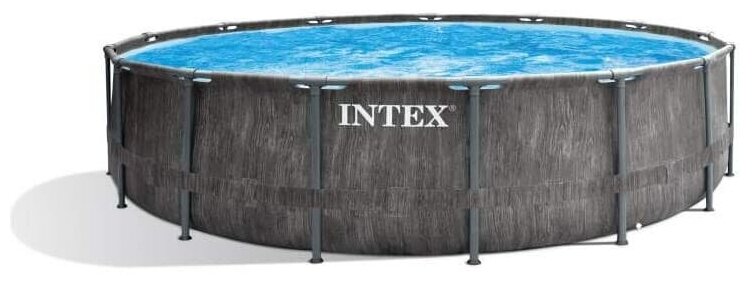 Бассейн каркасный Intex Greywood Prism Frame Pool 457x122 см, арт. 26742 - фотография № 1