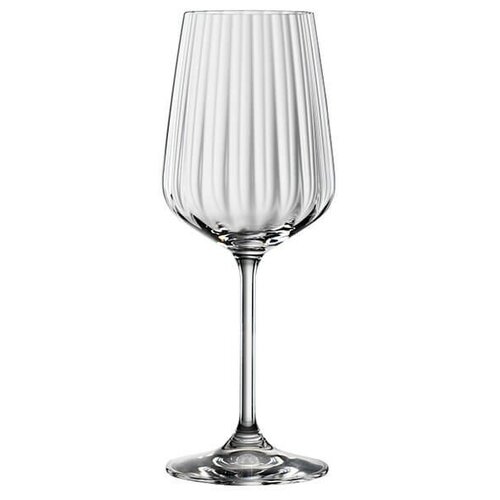 фото Набор из 4-х бокалов для белого вина 440 мл с оптическим эффектом lifestyle, хрустальное стекло, spiegelau, 4450172